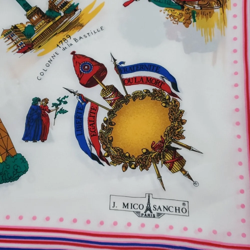 J.Mico Sancho Paris polyester scarf